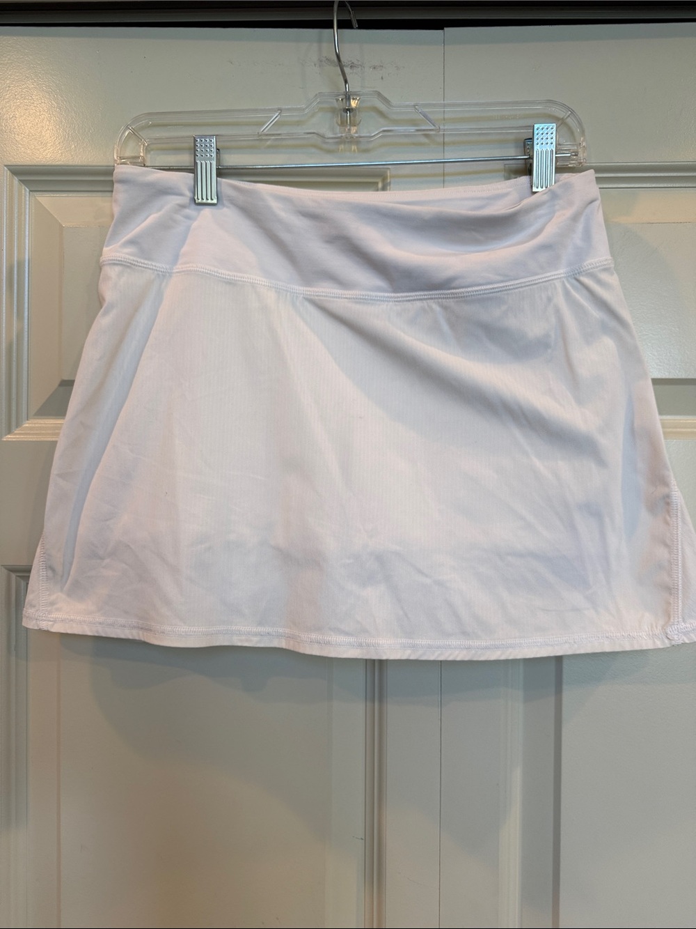 lululemon athletica pacesetter skirt White Size 6 Tiered Pleated Athletic Skirt - Picture 4 of 4